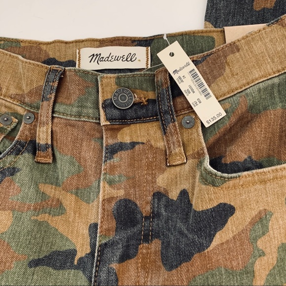 Madewell The High Rise slim Boy Jean Camo Size 24 - Picture 8 of 8